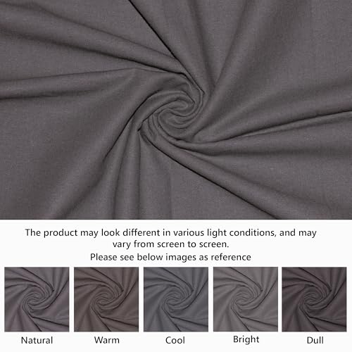Image of R home 100% Cotton Solid Table Cover | 200 GSM Thick Fabric, Anti-Skid | Machine Washable & Reusable | Ideal for Dining Table & Centre Table, Easy Maintenance (Steel Grey, 56 x 90 Inch)
