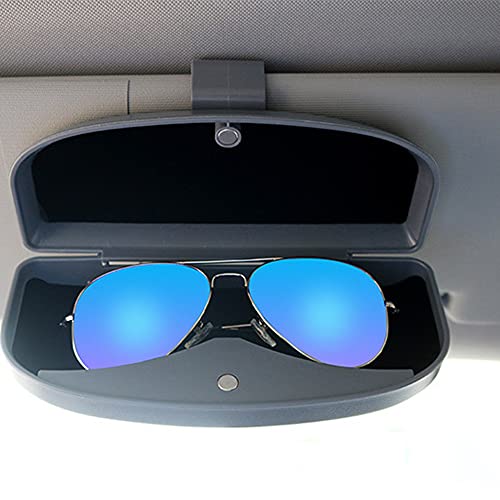 Clipe de suporte de óculos de viseira de sol de carro, suporte organizador de óculos de sol com clip