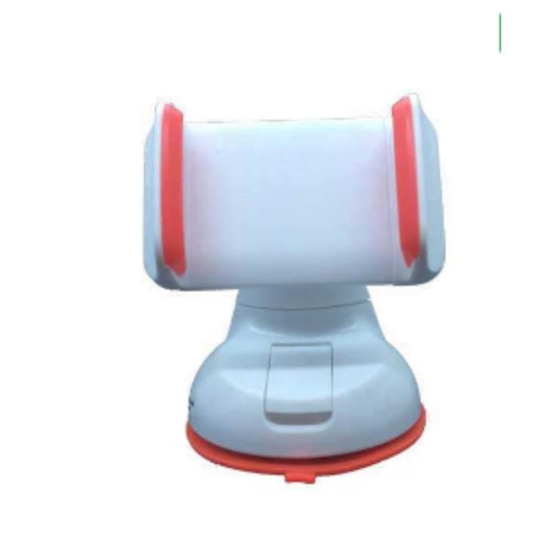 AMBM Car Mobile Holder 360° Rotational, Strong Suction Cup, Compatible with 4 to 6 inch Devices– White(Pack of 1)