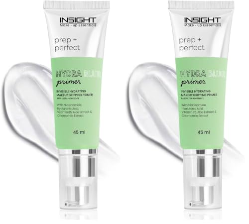 Image of INSIGHT Hydrablur Primer| Lightweight| Silicone-Free| Water-Based| Hydrating & Smoothing| Enriched with Niacinamide| Hyaluronic Acid| Acne-Prone| Non-Greasy| Fast-Absorbing Primer| All Skin Types - 45gm