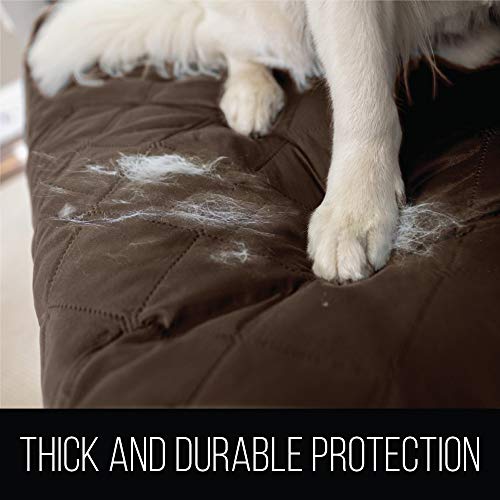 image for Sofa Shield Original Patent Pending Reversible Loveseat Protector for 
