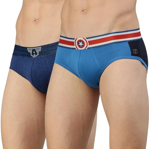 Image of Zoiro Men's Brief | Soft Band | Soft No-Marks Elastic | Breathable Innerwear | Pack of 1 | Color May Vary