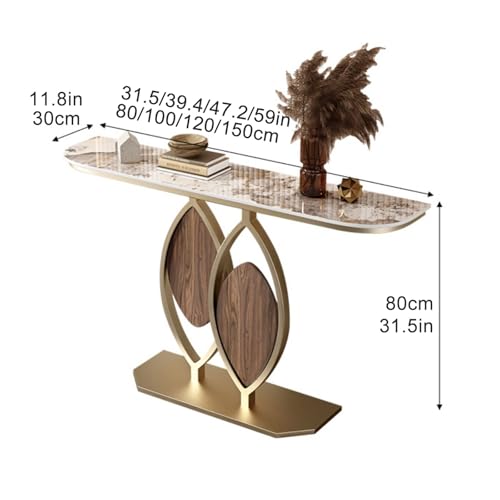 Mesa de entrada moderna para pasillos estrechos y salas sin espacio 3