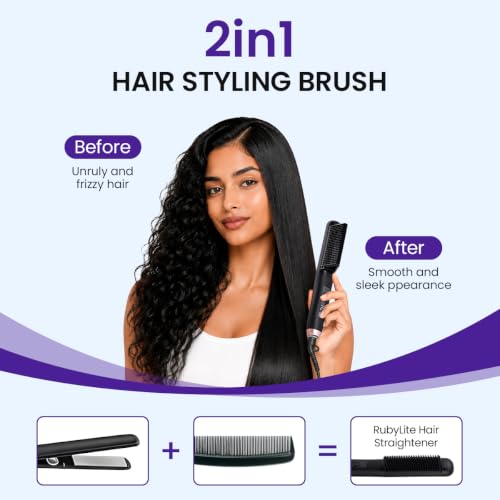 Alisador de pelo compacto para viaje y cabello corto miniatura 2
