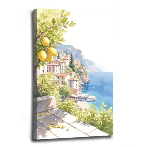 Reinvent Balcony Stories - Summer Lemon Amalfi Print Mediterranean Scenery