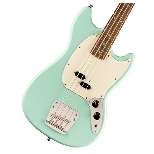 Squier Classic Vibe 50s Mustang Bass, Surf Green, Laurel Fingerboard