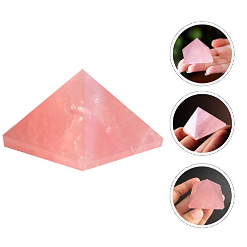 Yardwe Pirâmide de Cristal Paperweight Pirâmide Egípcia Estátua Feng Shui Arte Antiga Modelo de Cons