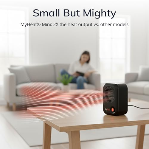 Lasko MyHeat Personal Space Heater, Compact, Black