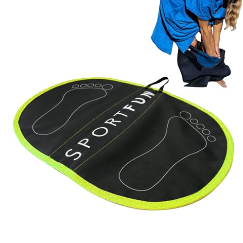 Genérico Alfombrilla para Cambio De Traje De Neopreno - Equipo De Surf Impermeable - Bolsa Plegable De Tapete De Cambio para Surf con Asa,para Mujeres Principiantes Piscina Baño De Sol Suelo Mojado