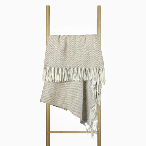 Nostra Zelanda Wool Blanket 140 x 200 cm, 100% Virgin Wool, Warm ...