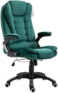 Cherry Tree Furniture Executive Recline Extra Padded Office Chair (Green Velvet)
