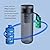 Philips Water GoZero Fitness Filters, Replacement Filter Cartridge, Activated Carbon Fiber Filter, for GoZero Active Bottle, (3 Counts), AWP287/37