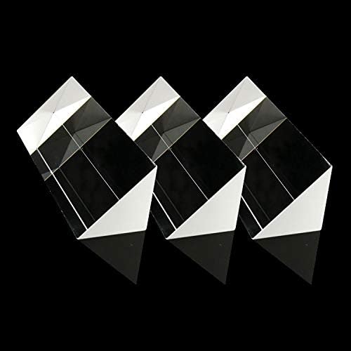 Optego Glass Classroom Prisms for Refraction 3 Pack