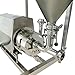 TECHTONGDA 220V High Shear Emulsifying Pump with Hopper & Supporting Frame, Liquid Powder Mixer Emulsifier Homogenizer, 0-4T/H Flow Range, Laboratory Disperser for Cosmetic Food Industrial Processing