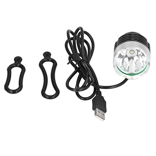 3000lm Super Bright Bike Headlight with USB Power Supply for Mountain Bike, Racing Bike and More
