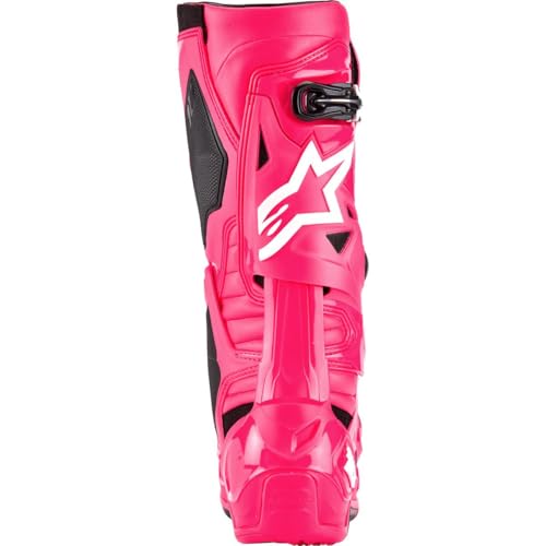 Image of Alpinestars Tech 10 Boots, High-Performance Motocross Boots, CE-Certified, 11, Diva Pink /White