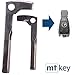 Llave de emergencia para Mercedes Benz por ejemplo W212 W207 Smart Key Blade