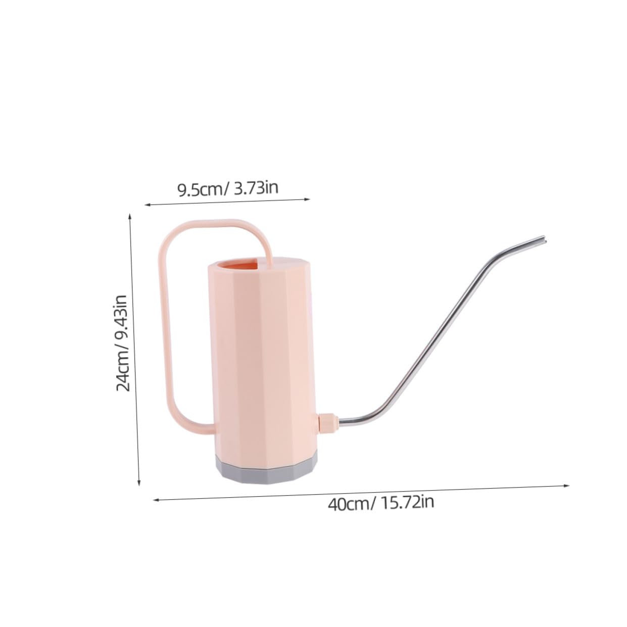 Regadera de Jardín 2 Piezas 1200ml de Plástico con Asa Ergonómica