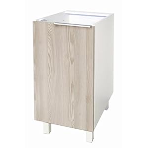 Berlioz Creations CP4BF Unterschrank für Küche mit 1 Tür, aus Esche, 40 x 52 x 83 cm, 100 Prozent französische Herstellung