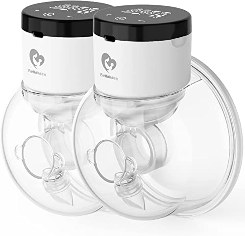 Elektrische Milchpumpe Tragbar 2Stk, Bellababy Milchpump Tragbare Elektrisch,Doppelhands-Free-Milchpump mit Touchscreen-LCD-Display,Wiederaufladbare Freihändige Milchpumpe mit 4 Modi und 9 Stufen Elektrische Milchpumpe Tragbar 2Stk, Bellababy Milchpump Tragbare Elektrisch,Doppelhands-Free-Milchpump mit Touchscreen-LCD-Display,Wiederaufladbare Freihändige Milchpumpe mit 4 Modi und 9 Stufen