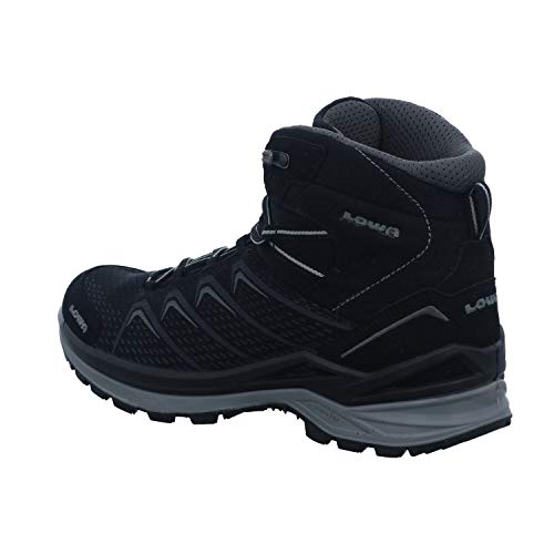 LOWA Herren ferrox pro gtx mid Trekking Wanderstiefel, 9923 Schwarz Hellgrau, 42 EU