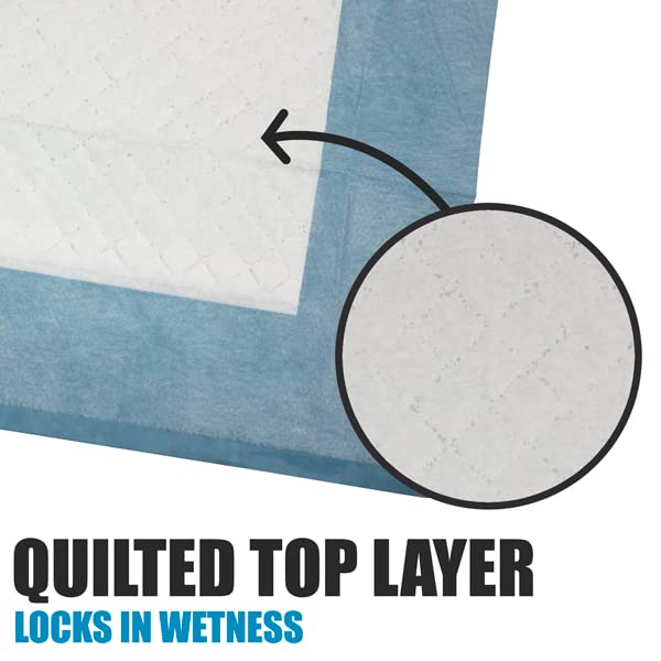 Image of BV Puppy Pads Leak-Proof 300 Count 22 inchx 22 inch - Absorbent Pee Pads for Dogs with 6-Layer Design, Rapid Dry Sheet & Built-in Attractant - Dog Pad with Odor Control, Perfect for Puppies & Senior Dogs