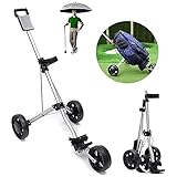 golf 5 spurstange ausgeschlagen [Haltbare &Amp; Praktisches Design]Golf Pull Push Cart kommt mit hochwertiger Stahlkonstruktion, die eine große Gewichtskapazität und perfekte Balance und Traktion auf allen Geländearten gewährleistet. Mit verstellbaren Taschengurten kann der Wagen jede Golftasche jeder Größe befestigen. Sie können die Höhe des Schiebegriffs und die Richtung des Vorderrads an verschiedene Positionen anpassen.