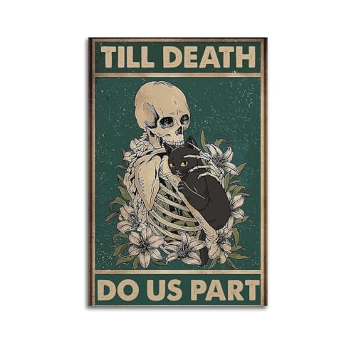 Affiches Till Death Do Us Part toile vintage décoration murale salon 60x90