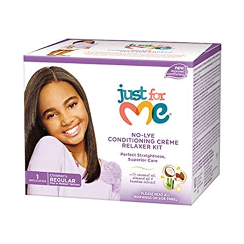 Just For Me Nolye Regular Conditioning Creme Relaxer Kit, 1 Count #TOP3