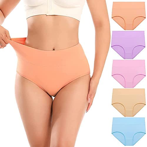 Image of SHAPERX Women's Seamless High Waist Tummy Control /Tummy Tucker Panty Plus Size Pack of 3