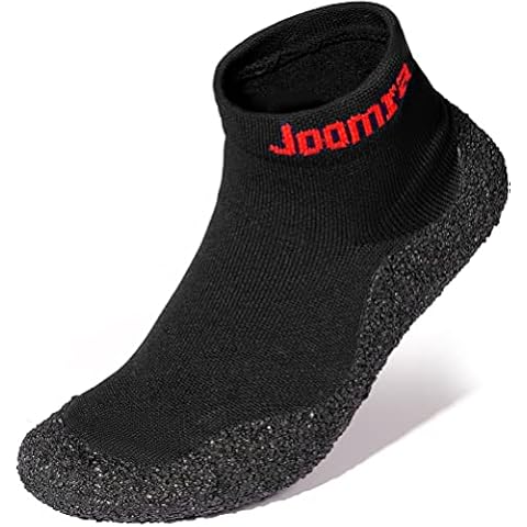 Joomra Men Barefoot Trail Running Sock Shoes Size 10 Unisex Minimalist Whitin Pilates Zero Drop Athletic Hiking Indoor Women Sticky Ladies Breathable Kayaking Trekking Workout Sneakers Black Cover
