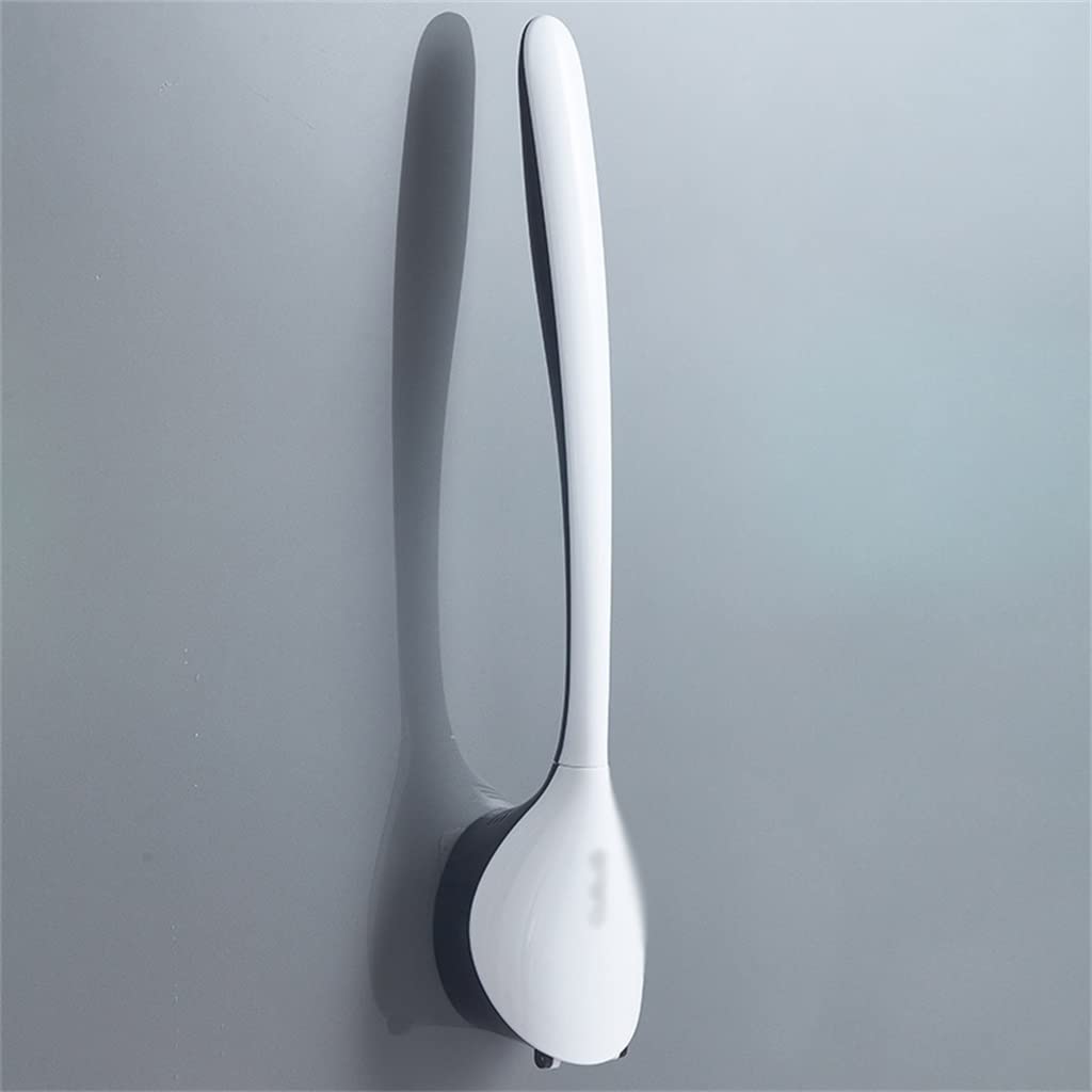 Brosse toilette silicone hygiénique pour enlever le tartre