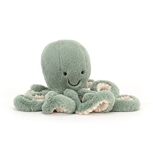 Image of Jellycat Odyssey Octopus Stuffed Animal, Little 10.5 inches - Ocean and Sea Plush Toy - Classic Children's Gift