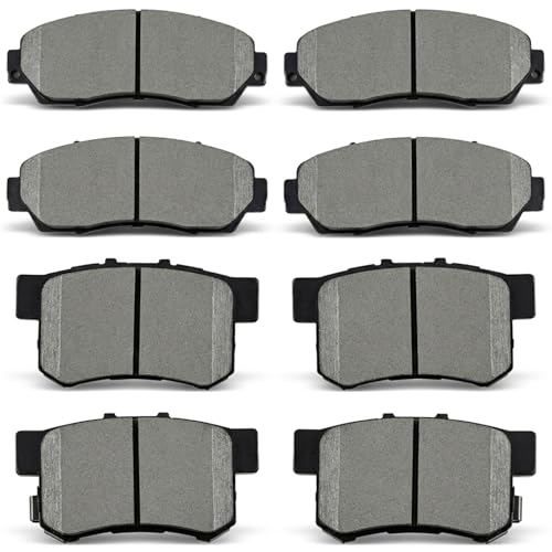 Image of Front Rear Brake Pad Fit For 2011-2015 Honda Accord Crosstour /CR-V | Ceramic Brake Pads Sets For Honda Accord Crosstour 2011,For Honda Crosstour 2012-2015,For Honda CR-V 2012-2016,D1521 D1086