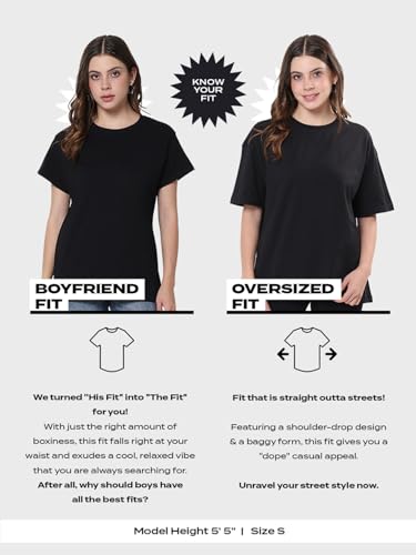 Image of Bewakoof X Squid Game Women's Cotton Jersey Graphic Print Oversized Fit Half Sleeve Round Neck T-Shirt | Casual wear | Streetwear | Oversized Tshirt for Woman Cotton| Baggy