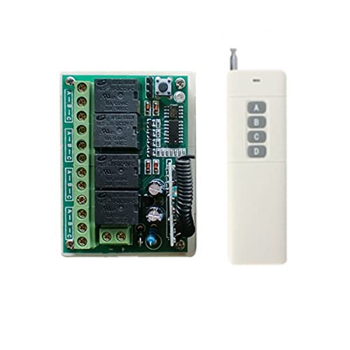 See full amazon price history chart for SiSAH 4 CH Channel 12V DC Wireless Relay Remote Control Switch 433Mhz Long Range Universal Remote SiSAH 4 CH Channel 12V DC Wireless Relay Remote Control Switch 433Mhz Long Range Universal Remote (B09NBV8RTV) Amazon Price History, Amazon Price Tracker