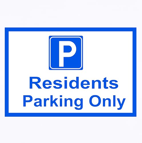Panneau Residents Parking Only en aluminium pour réserver les places