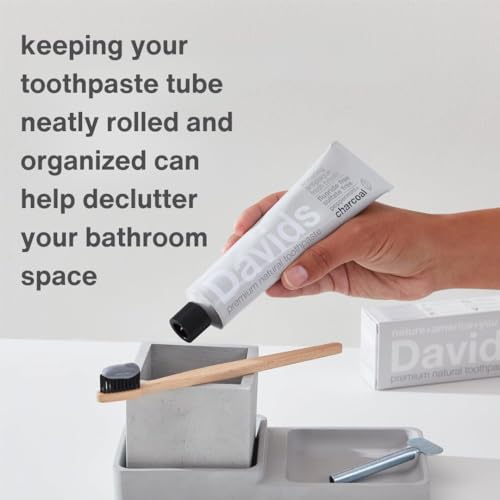 davids toothpaste tube squeezer dispenser tube roller metal tube key dispenser wringer tools recyclable metal made in usa 3 pack