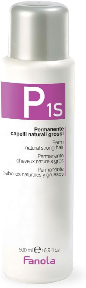 P1S Perm Natural Strong Hair Perm for Natural, Hardly Wavable and Fine Hair 500 ml