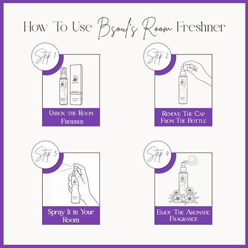 Image of BSOUL Air Freshener Spray 100 ML Pack Of 2 Lavender | Calming Floral Room & Nature Inspired Fragrance for Car Non-Toxic & Long-Lasting Room Freshener