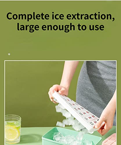 Molde para cubos de hielo con tapa, 14 celdas, verde miniatura 7