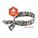 Ergodyne Chill Its 6700 Cooling Bandana, Camouflage, Evaporative Polymer Crystals For Cooling Relief, Tie For Adjustable Fit