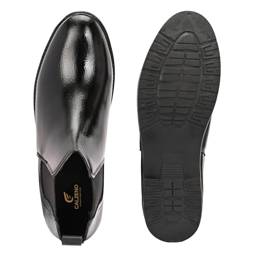 Image of Men's Premium Chelsea Boots, Stylish Slip-On Ankle Shoes