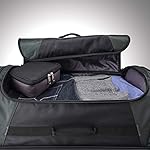 Samsonite Andante 2 Wheeled Duffel Bag – 32-Inch Durable Rolling Luggage with Inline Skate Wheels, Push-Button Handle & Spacious Compartments – Travel-Friendly and Lightweight - All Black - Image 4