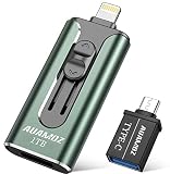 Flash Drive for iPhone 1TB, AUAMOZ USB Memory Stick Photo Stick External Storage Thumb Drive for iPh