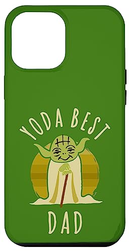 Coque iPhone 12 Pro Max Star Wars Yoda dessin animé imprimé