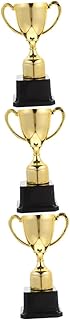 BESPORTBLE 3pcs Small Trophy Mini Trophy Mini Toy Toys Party Trophy First Place Winner Award Trophies Trophy Award Plastic Trophies Prop Compact Award Trophy Chic Trophy