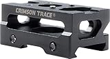 Crimson Trace Full Co-Witness Sight Riser for CT RAD MAX and CTS-1400 with Pic Rail Attachment and Heavy Duty Construction for BUIS Acquisition and Competition Shooting