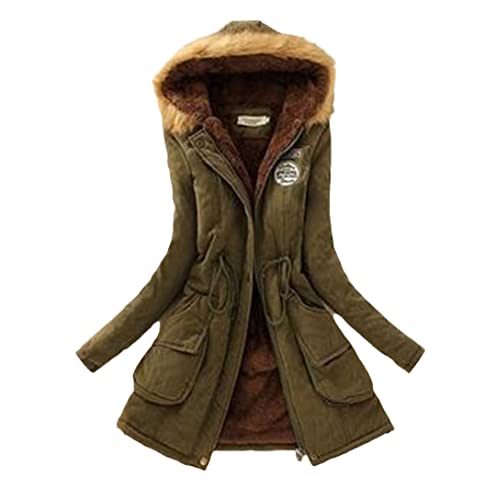 Manteau d'hiver anti-froid Paca veste décontractée chaude femme contre le vent taille L