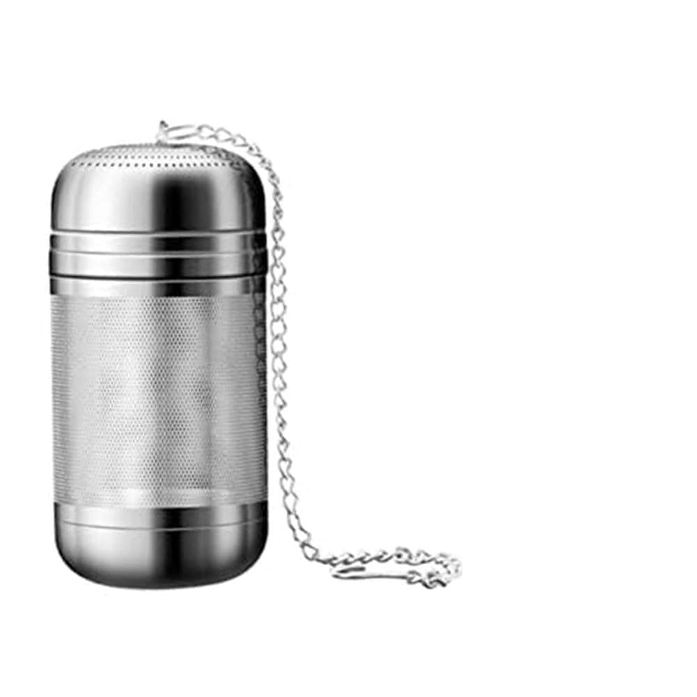 ZYNCUE Infuseur à thé en acier inoxydable avec crochet de chaîne pour thé en vrac – Infuseur à thé réutilisable pour herbes et épices (lot de 2)